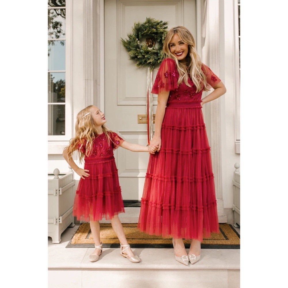 ❤️ Large Red Anastasia Dress (Unlined Sleeves) - Ivy City Co.